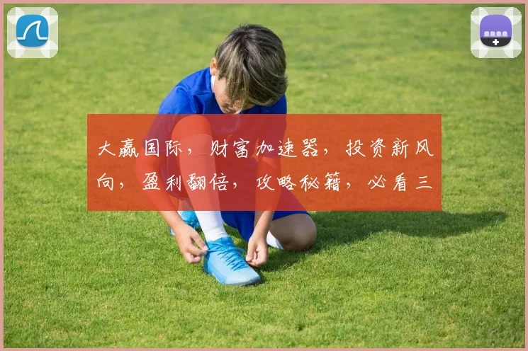 大赢国际，财富加速器，投资新风向，盈利翻倍，攻略秘籍，必看三步